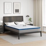 vidaXL Jastučići za madrace Bijela i Plava 140 x 190 cm | shoptok.hr