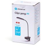 Aigostar LED prigušiva punjiva stona lampa sa klipom LED/2,5W/5V crna | Eponuda.com