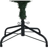 vidaXL Umetna ozka novoletna jelka 150 LED diod 120 cm | Shoptok.si