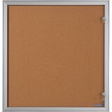eurokraft pro Vitrina s krilnimi vrati, zunanje mere ŠxVxG 960 x 1005 x 33 mm, kovinska zadnja stena | Shoptok.si