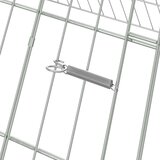  Kavez za piliće Srebrno 430 x 100 x 85 cm Cinkani čelik | Eponuda.com