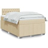 Maison Chic Box spring postelja - Vzmetna postelja z vzmetnico krem 120x200 cm blago SL23983, (21879768) | Shoptok.si