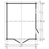 Male kuće GARAŽA LAPUA 470 × 570 cm sa šindrom | shoptok.hr