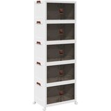  Složiva kutija za pohranu s kotačima 5nivoa 75 L 64x40x179 cm | Eponuda.ba