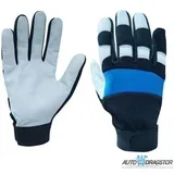 moto rukavice plavo/crno/bele s