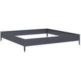  Povišena vrtna gredica antracit 100 x 100 x 18,5 cm od čelika | Eponuda.com