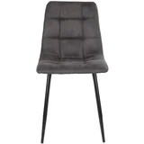 set od 2 tamno sive blagovaonske stolice Middelfart