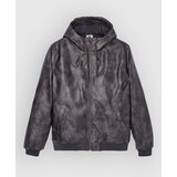 Element Dulcey Vegan Leather Jacket marble off black Cene