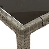  7-dijelni vrtni blagovaonski set sivi od poliratana | shoptok.hr