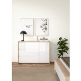 Tvilum Bela/v naravni barvi komoda v hrastovem dekorju 119x84x48 cm Next – | Shoptok.si