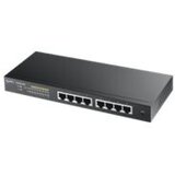 Zyxel GS1900-8HP 8-portni GbE L2 PoE Smart switch (omrežni preklopnik) 802.3at, namizna brezventilatorska izvedba, 70 W | Shoptok.si