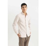 Defacto Slim Fit Polo Collar Long Sleeve Shirt Cene