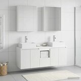  Set ormarića za kupaonicu 5 kom. Bijela Konstruirano drvo | shoptok.hr