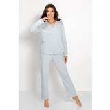 Momenti Per Me Always elegant Dusty Blue pajamas