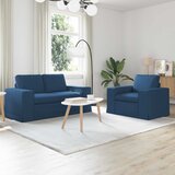  Set sofe 2 pcs Plava 162 x 80 x 82 cm tkanina | Eponuda.com