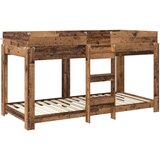 Krevet na kat za djecu Staro drvo 90 x 190 cm Konstruirano drvo | shoptok.hr