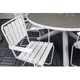 Venture Home Parma okrugli vrtni blagovaonski stol ⌀140 cm, bijeli Slike