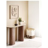 House Nordic Bež/temno rjava stranska mizica s keramično ploščo 40x120 cm Delphi – | Shoptok.si