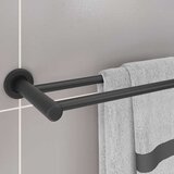  Držač za ručnike Crna 61 x 14,5 x 5 cm Nehrđajući čelik | shoptok.hr