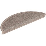  Prostirke za stepenice 15 kom 56x17x3 cm tamno bež poluokrugle | shoptok.hr