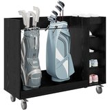 Golf ormar s kotačem Jednobojno Crni hrast 120 x 45 x 98 cm | shoptok.hr