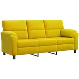  Set sofe 3 pcs Žuta Baršun | shoptok.hr