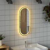  LED kupaonsko ogledalo 80 x 35 cm ovalno | shoptok.hr