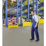Black Bull Odbojni zaščitni lok z zaščito pred uvozom, uporaba v prostorih, zaščita pred uvozom 150 mm, VxŠ 350 x 750 mm | Shoptok.si