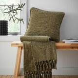 Catherine Lansfield Kaki zelena deka od šenila 130x170 cm Wilson – | shoptok.hr