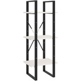vidaXL ormarić za knjige s 3 razine bijeli 40 x 30 x 105 cm borovina | shoptok.hr