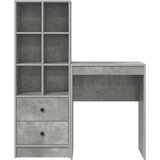  Stol s ladicama s policom s pohranom 2 pcs Betonski sivi | Eponuda.com