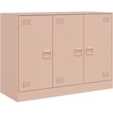 Maison Chic Komoda - Predalnik roza 99x39x73 cm jeklo, (21715719) Cene