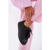 Boto Women's Sneakers With Decoration On Platform Black Eanneth | Shoptok.si