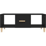  Stolić za kavu crni 102 x 50 x 40 cm od konstruiranog drva | shoptok.hr
