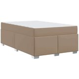  Konstrukcija postelje z vzmetnico Kapučino 120 x 200 cm blago, (5000126268) | Shoptok.si