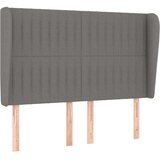  Box spring postelja z vzmetnico temno siva 140x200 cm blago, (20898991) | Shoptok.si