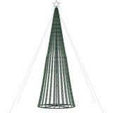 vidaXL Osvetljena novoletna jelka stožec 1028 LED hladno bela 403 cm | Shoptok.si