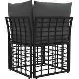  Modularni zunaji kotiček za sedežno enoto Črna 62 x 62 x 70 cm, (5000240805) | Shoptok.si