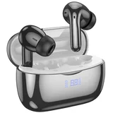 Hoko, Slušalke Bluetooth za zmanjševanje hrupa 7-urna življenjska doba baterije Učinek Chrome, Črna, (5000228837)