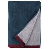 Mette Ditmer Denmark Temno modra/siva frotirna brisača iz organskega bombaža 70x133 cm Soft – Cene