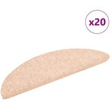 vidaXL Samoljepljivi otirači za stepenice 20 kom smeđe 56 x 17 x 3 cm | shoptok.hr