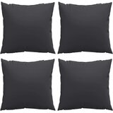  Jastuci za sofu 4 kom crni 40 x 40 cm od tkanine | shoptok.hr