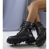 Gemre Black ankle boots with tractor sole Delle | shoptok.hr