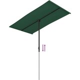  Vrtni suncobran s aluminijskom šipkom 180x110 cm zeleni | shoptok.hr