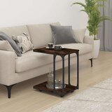 vidaXL Bočni stolić s kotačima boja hrasta 50 x 35 x 55 5 cm drveni | shoptok.hr