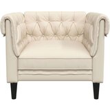  Fotelja Chesterfield krem boje od tkanine | shoptok.hr