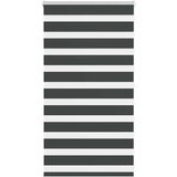 vidaXL Zavjesa zebra crna 75x100 cm širina tkanine 70,9 cm poliester | shoptok.hr