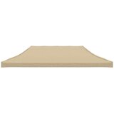 Krov za šator za zabave 6 x 3 m bež 270 g/m² | shoptok.hr
