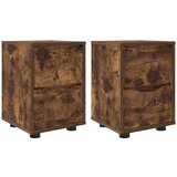  Noćni ormarići 2 pcs Dimljeni hrast 30 5 x 30 x 43 cm | shoptok.hr