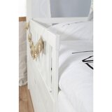 MID.YOU Postelja Traumhaus, Bor, Bela, Masivno | Shoptok.si